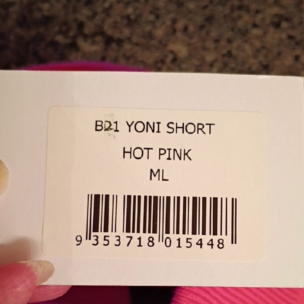 Nagnata Yoni Bold Pink Bike Shorts - Picture 5 of 10